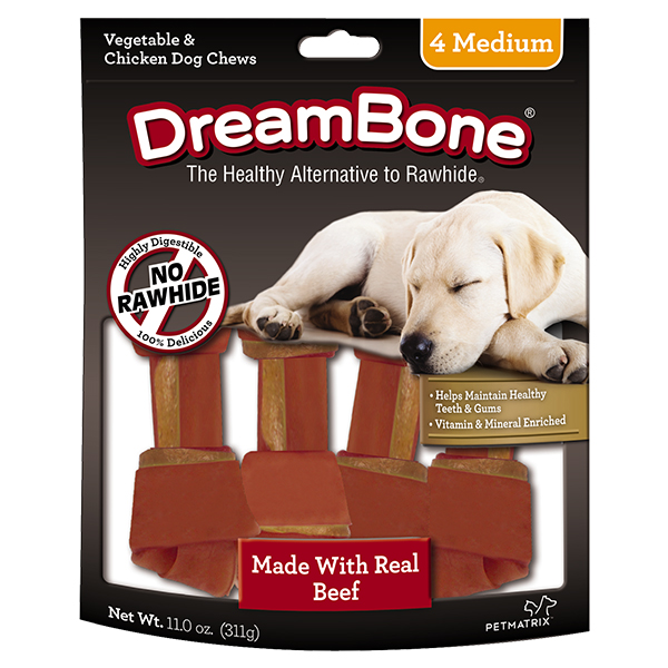 Beef Classic Medium Bone Chews DreamBone